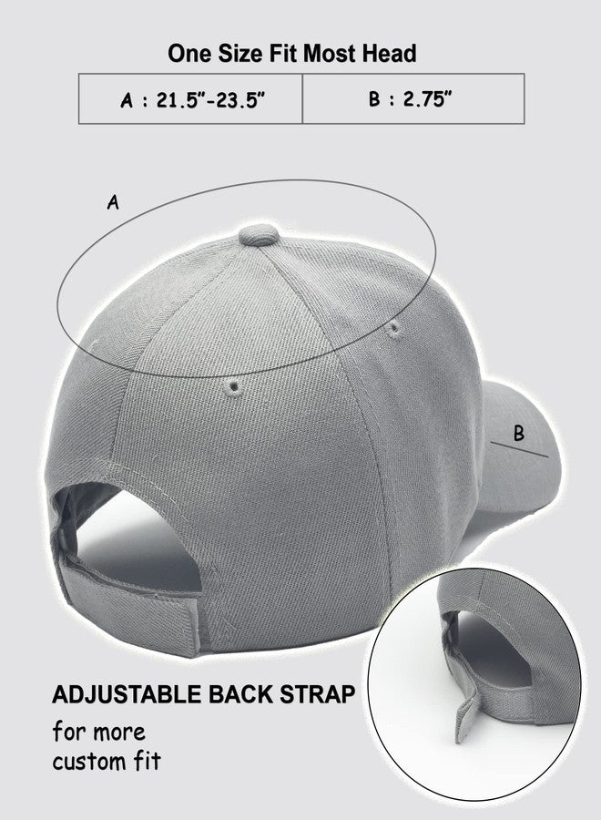 Utmost Structured Baseball Cap with Adjustable Closure - Performance Hat for Outdoor Activities (1pc Light Grey) - Image 2